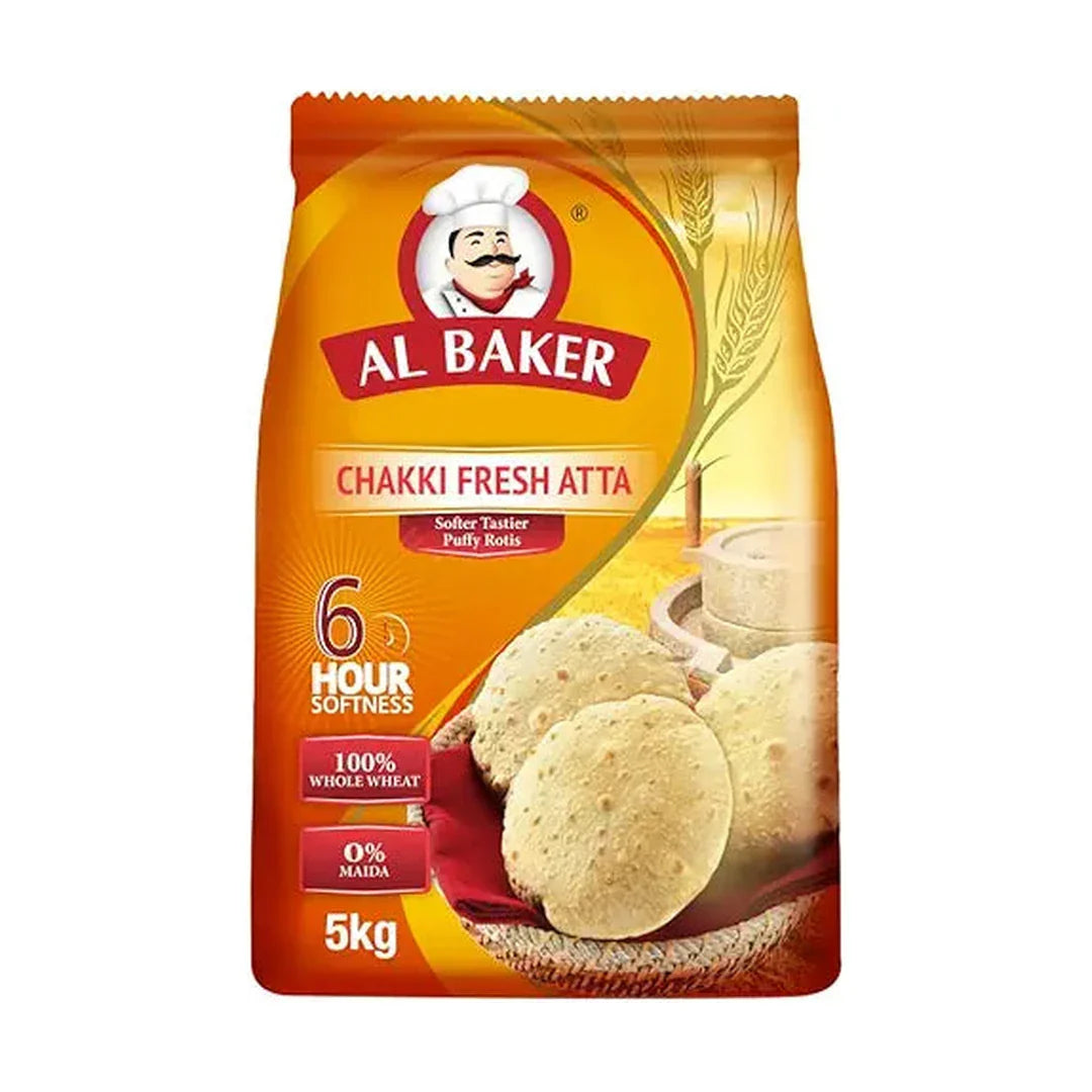 Al Baker, Chakki Fresh Atta Flour, 5kg