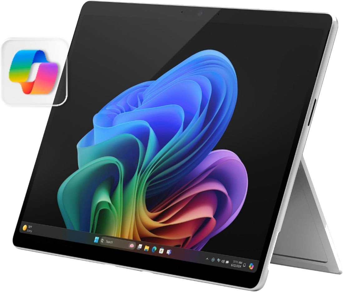 Microsoft Surface Pro 13" (Latest Version) | OLED | 12 Core | Copilot+PC | 2 in 1 | 120Hz Display| Snapdragon X Elite| 16GB RAM | 512GB SSD | Black | KSA Version