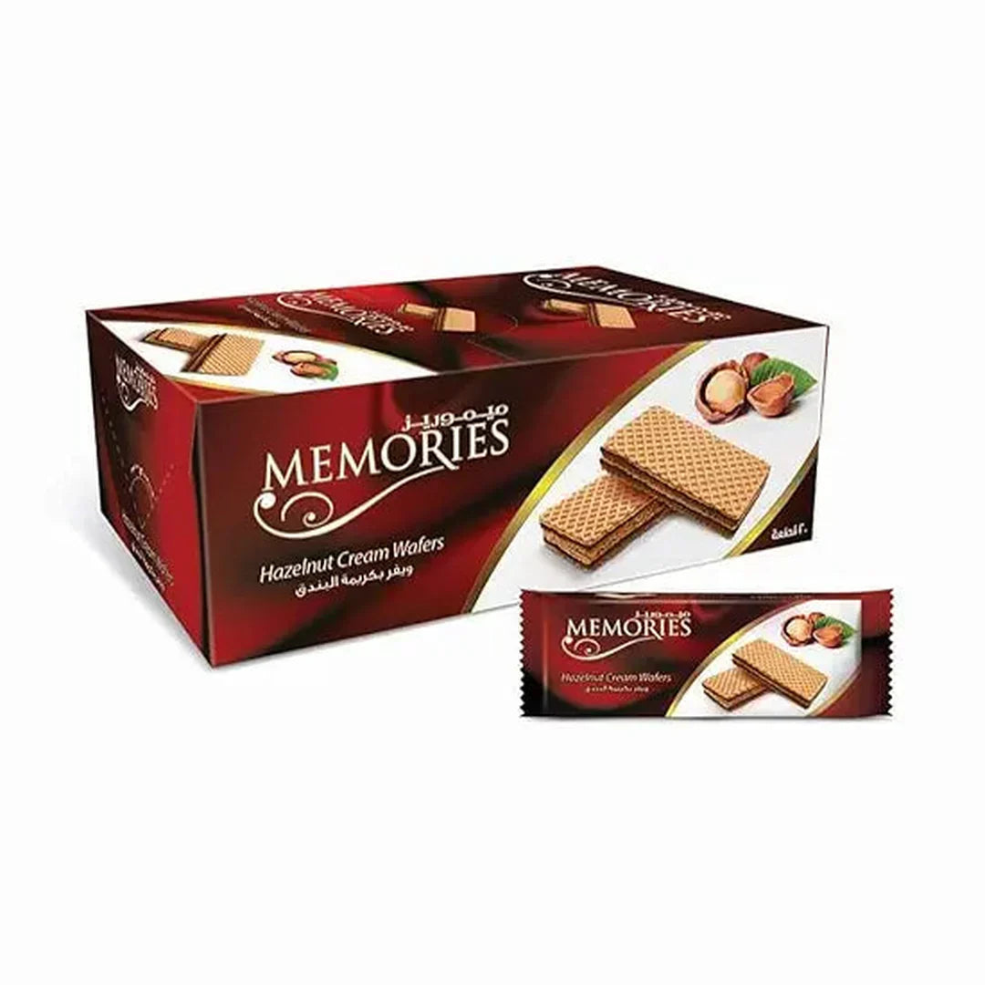 Memories Hazelnut Joy Wafer, 24 x 25 g
