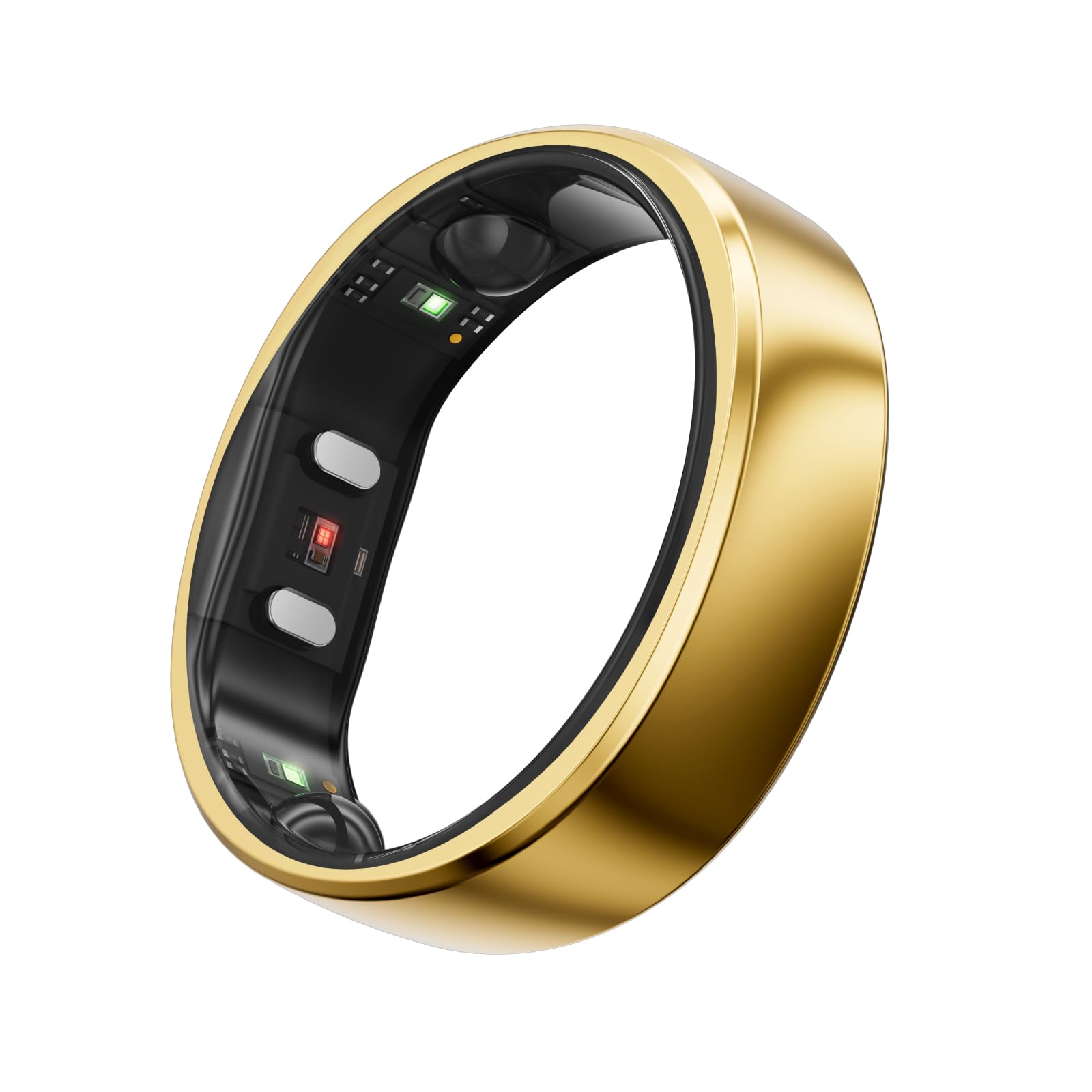 RingConn Gen 2, World’s First Smart Ring with Sleep Apnea Monitoring, No APP Subscription, 12-Day Battery Life, Stress/Heart Rate/Women's Health Tracker, Android & iOS Compatible (Black, Size 6)