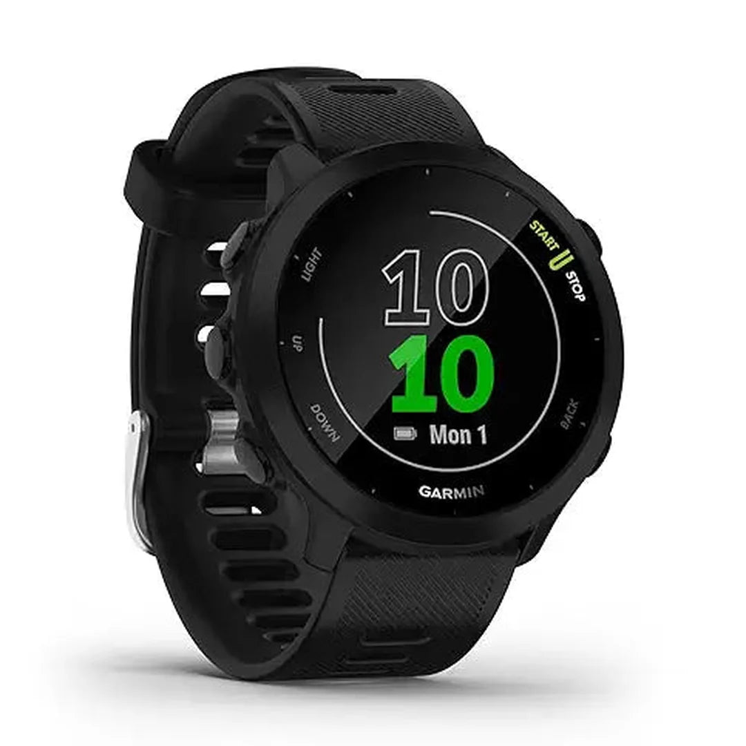 Garmin Forerunner 55, GPS Running Watch with Daily Suggested Workouts, Up to 2 Weeks of Battery Life, Black