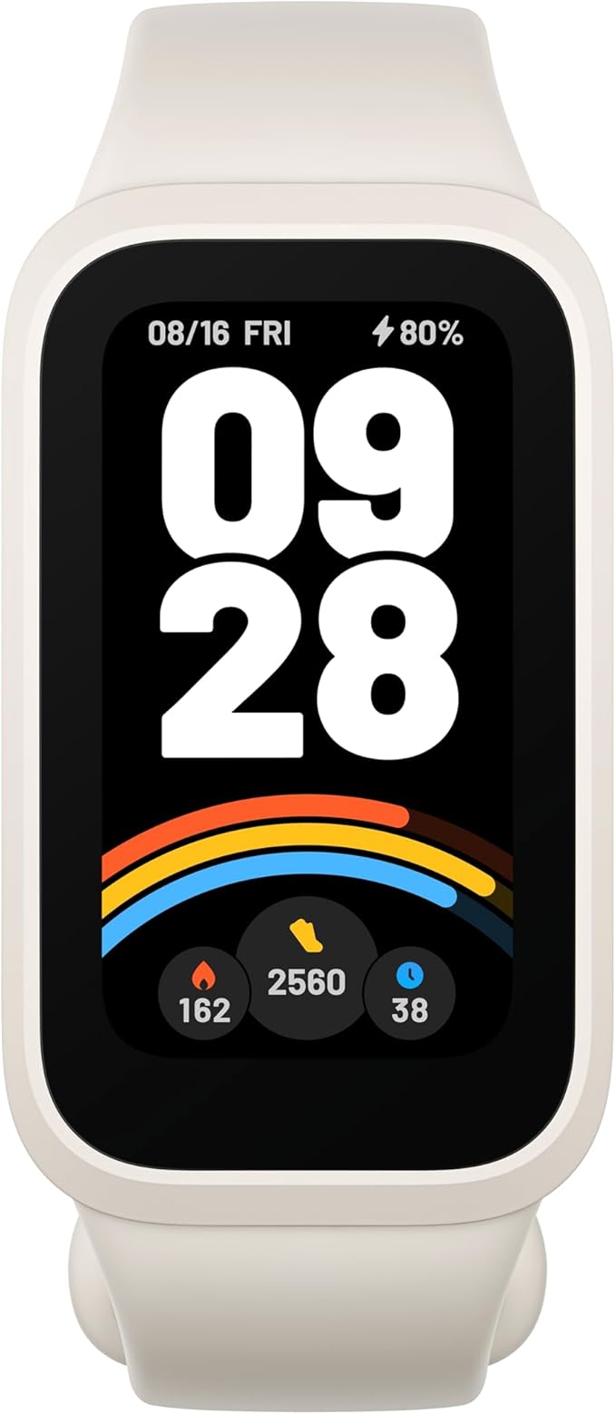 Xiaomi Smart Band 9 Active Global Version 1.47'' Display 18-Day Battery Life Modes All-Day Health and Fitness Monitoring 5ATM - Beige