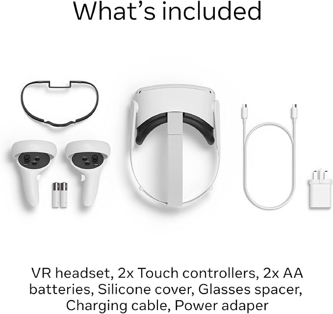 META Quest 2 — Advanced All-In-One Virtual Reality Headset — 128 GB