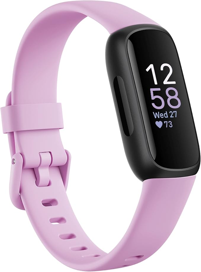 Fitbit Inspire 3 Activity Tracker with 6-months Premium Membership Included, up to 10 days battery life and Daily Readiness Score - Black/Midnight Zen, One Size