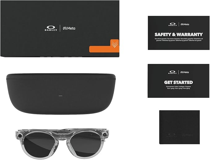 Oakley | Meta HSTN - with Meta AI, Audio, Photo, Video Compatibility