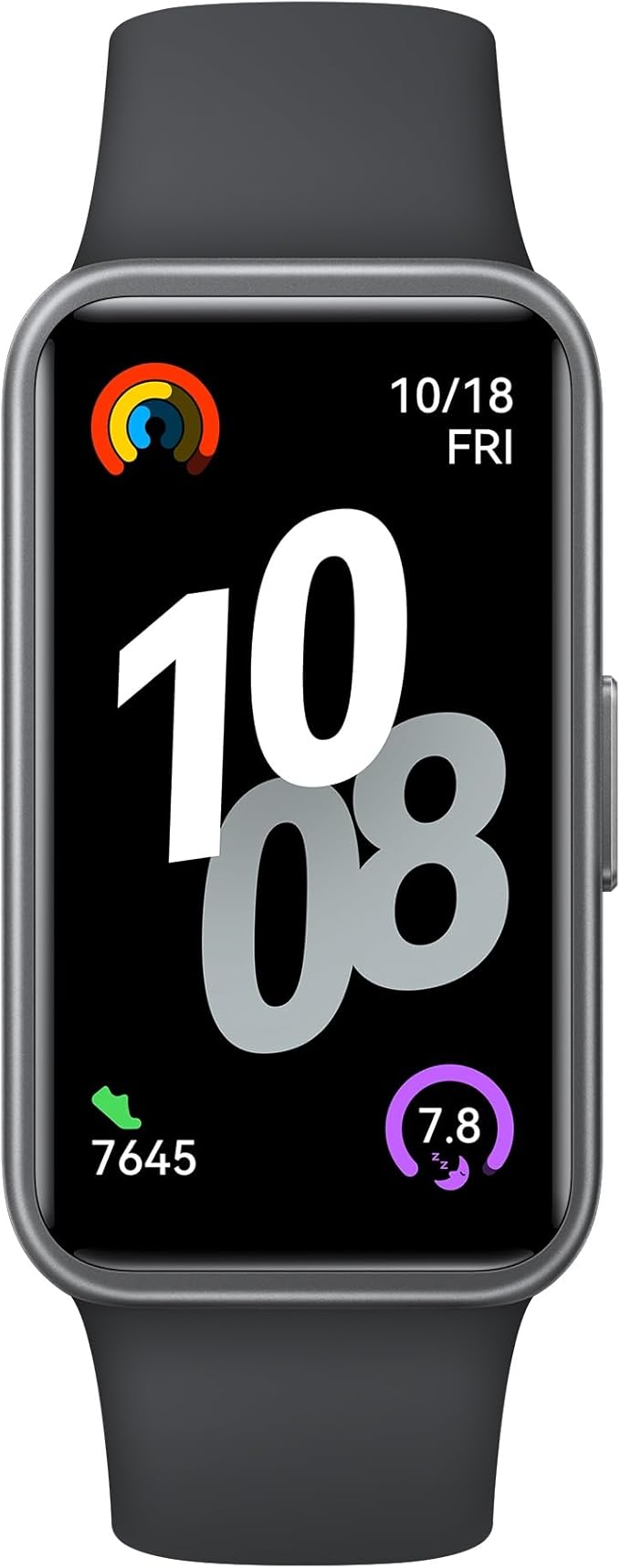 HUAWEI Band 10 Smartwatch with AI-powered Fitness Monitoring, Pro-Level Sleep Analysis, Emotional Wellbeing Assistant, Streamlined Metallic Design, Fast Charging, HUAWEI Care+, Matte Black