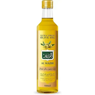 Al Wazir Extra Virgin Olive Oil Bottles - 500 Ml