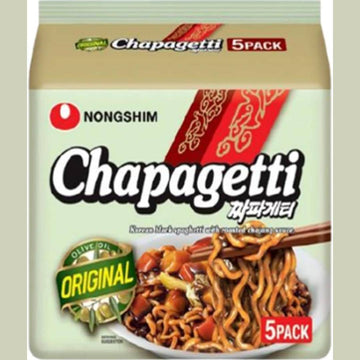 Nongshim Chapaghetti, 140 g (Bundle of 5)