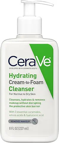 Cerave Hydrating Cream-to-Foam Cleanser