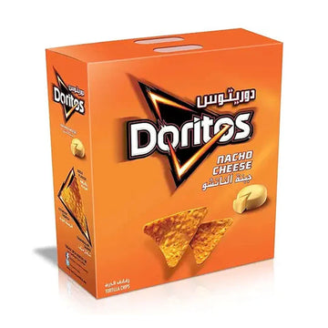 Doritos Nacho Cheese Tortilla Chips, 21g - Pack of 12