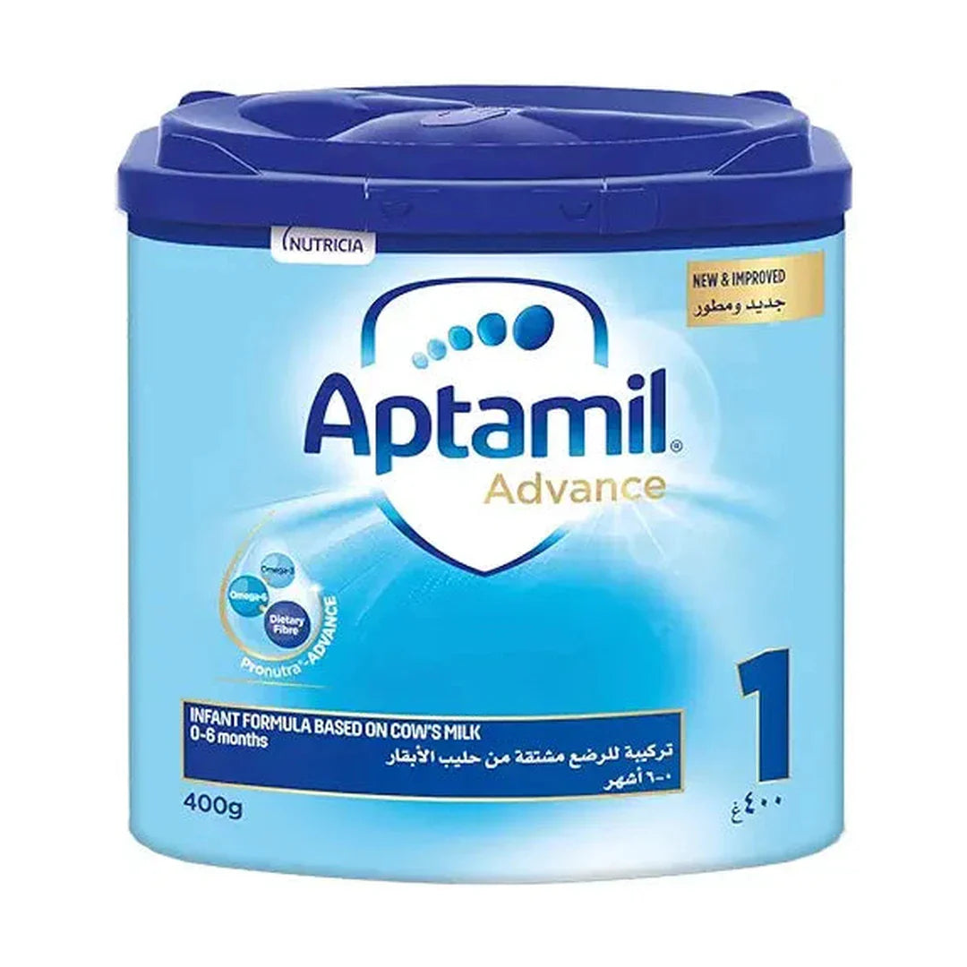 Aptamil 1 Infant Formula Milk, Stage 1, Milk Powder for Infants from 0 to 6 Months, 400 g