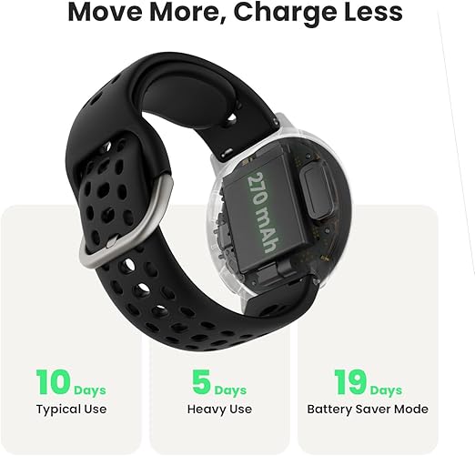 Amazfit Active 2 Smart Watch 44 mm, AI, Voice Control, GPS and Free Map Material, 10 Day Battery, Fitness Tracker with 160plus Sports Modes, 5 ATM Waterproof for Android and iPhone