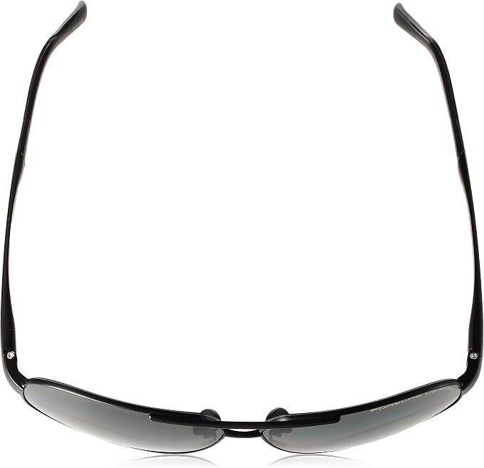 Porsche Design Titanium Aviator Sunglasses, Men's Classic Style, Full-Frame, Polarized, Mirrored, UV Protection Coating