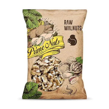 Prime Nuts Raw Walnuts | 150 gm | Rich in Omega-3s & Health Promoting Bacteria | High in Protein & Antioxidants | Dietary Fibre | Healthy Immune System | Healthy Ready-to-Eat Snacks