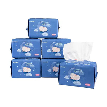Dry Baby Wipes, Made of 100% cotton, Chemical-free Unscented, Ultra Absorbent Cotton, 600 count (pack of 6)
