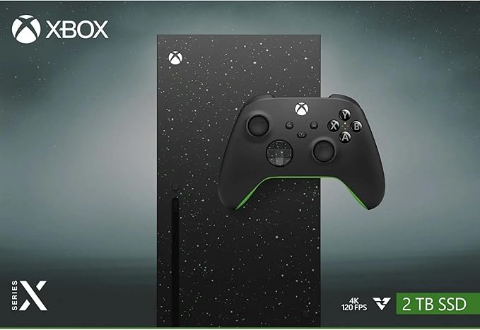 Xbox Series X 2 TB Disc Drive Galaxy Black Special Edition Bundle Includes Special Edition Wireless Controller