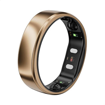 RingConn Gen 2 Air, Ultra-Thin AI Smart Ring, 10-Day Battery life, Fitness/Sleep/Stress/HR Tracker for Women&Men, No App Fee for Standard Features, iOS & Android Compatible (Size 6, Galaxy Sliver)
