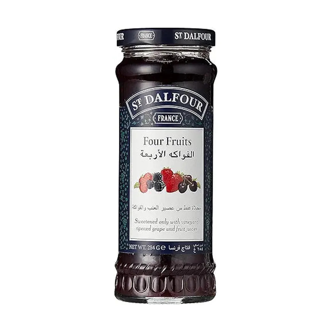 St. Dalfour Four Fruits Jam, 284G - Pack of 1