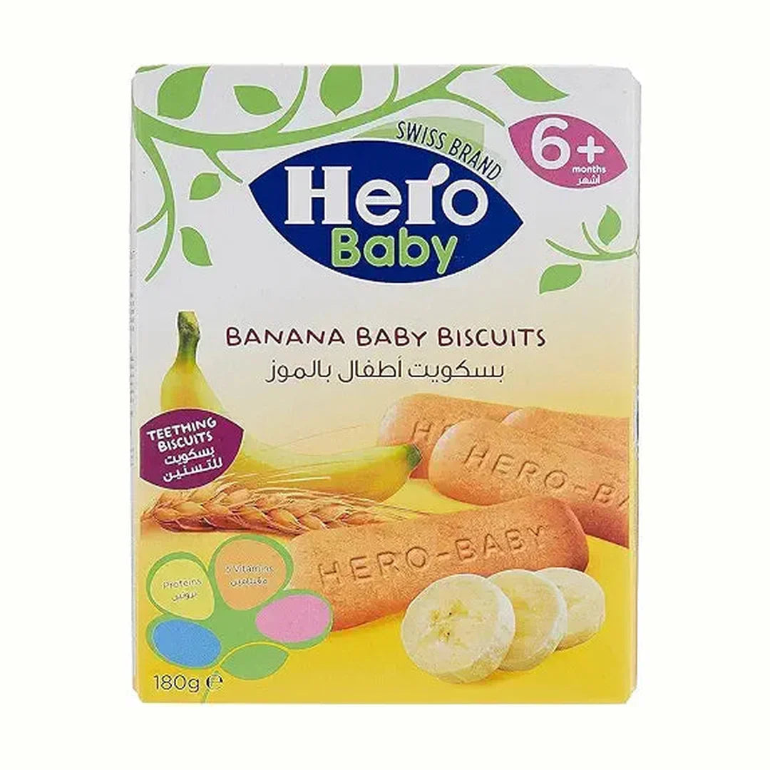 HERO BABY BANANA BISCUITS 180GM