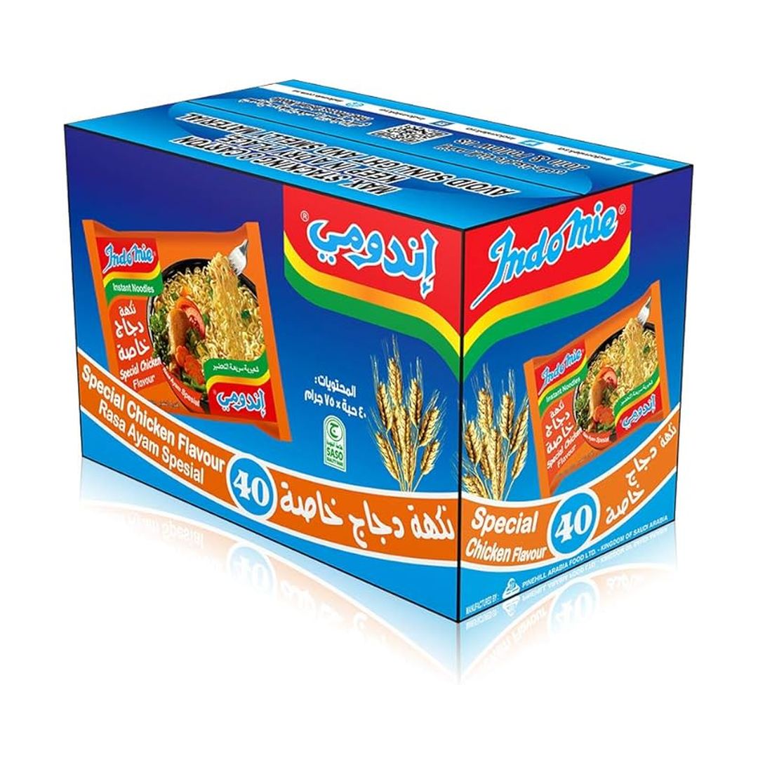 Indomie Pillow Pack Special Chicken Flv, 40 x 75 g - Pack of 1 V1600