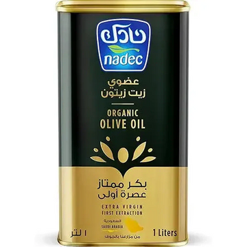 Nadec Organic Extra Virgin Olive Oil, 1 Ltr