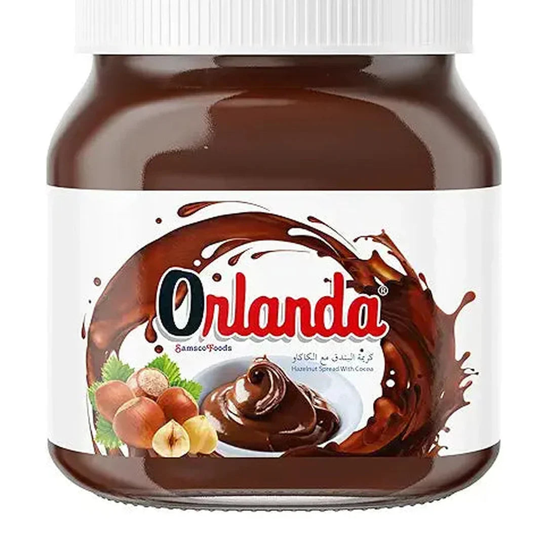 Orlanda Hazelnut Spread with Cocoa Glass Jar 750 g