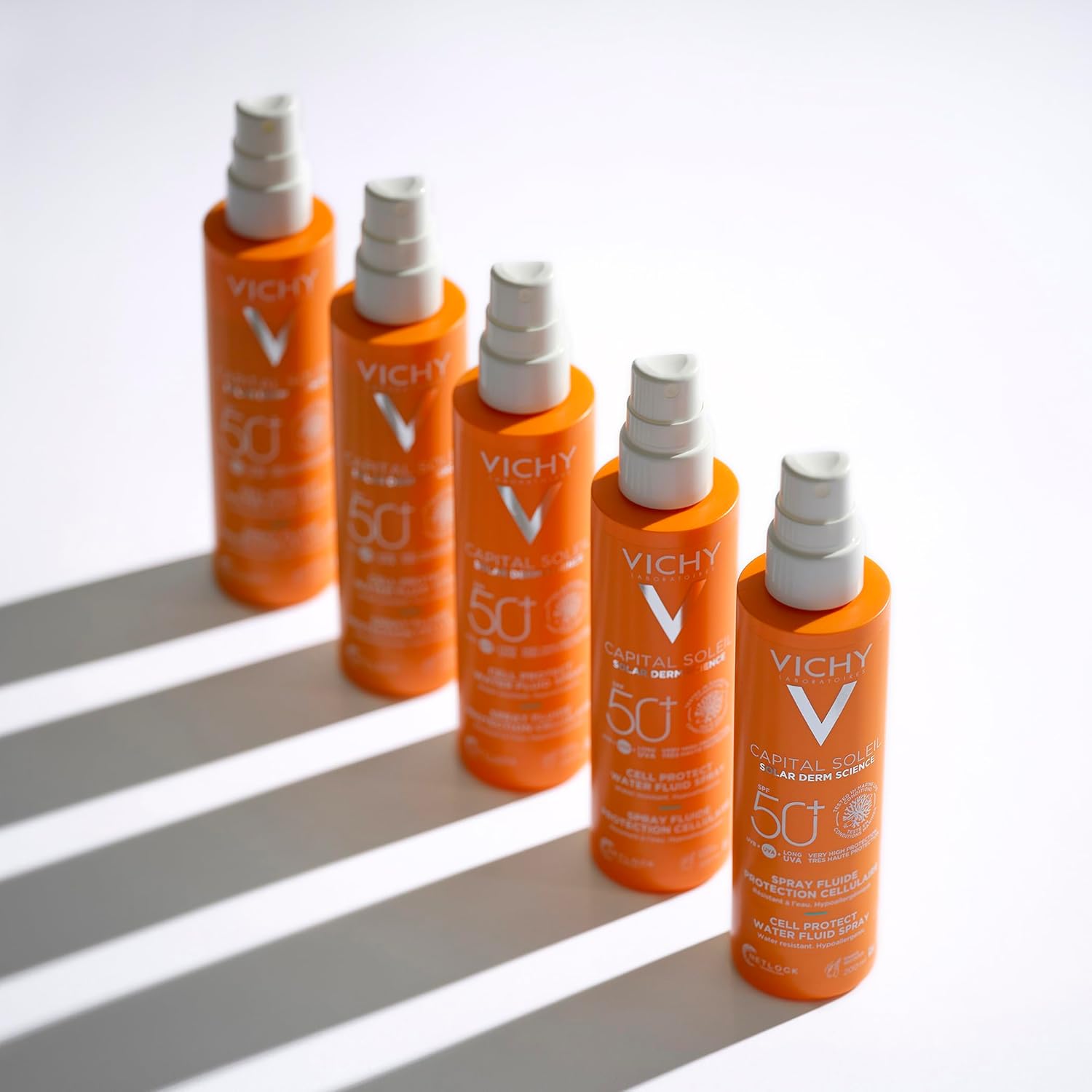Vichy Capital Soleil Invisible Fluid Sunscreen Spray SPF50+ for Face and Body 200ml