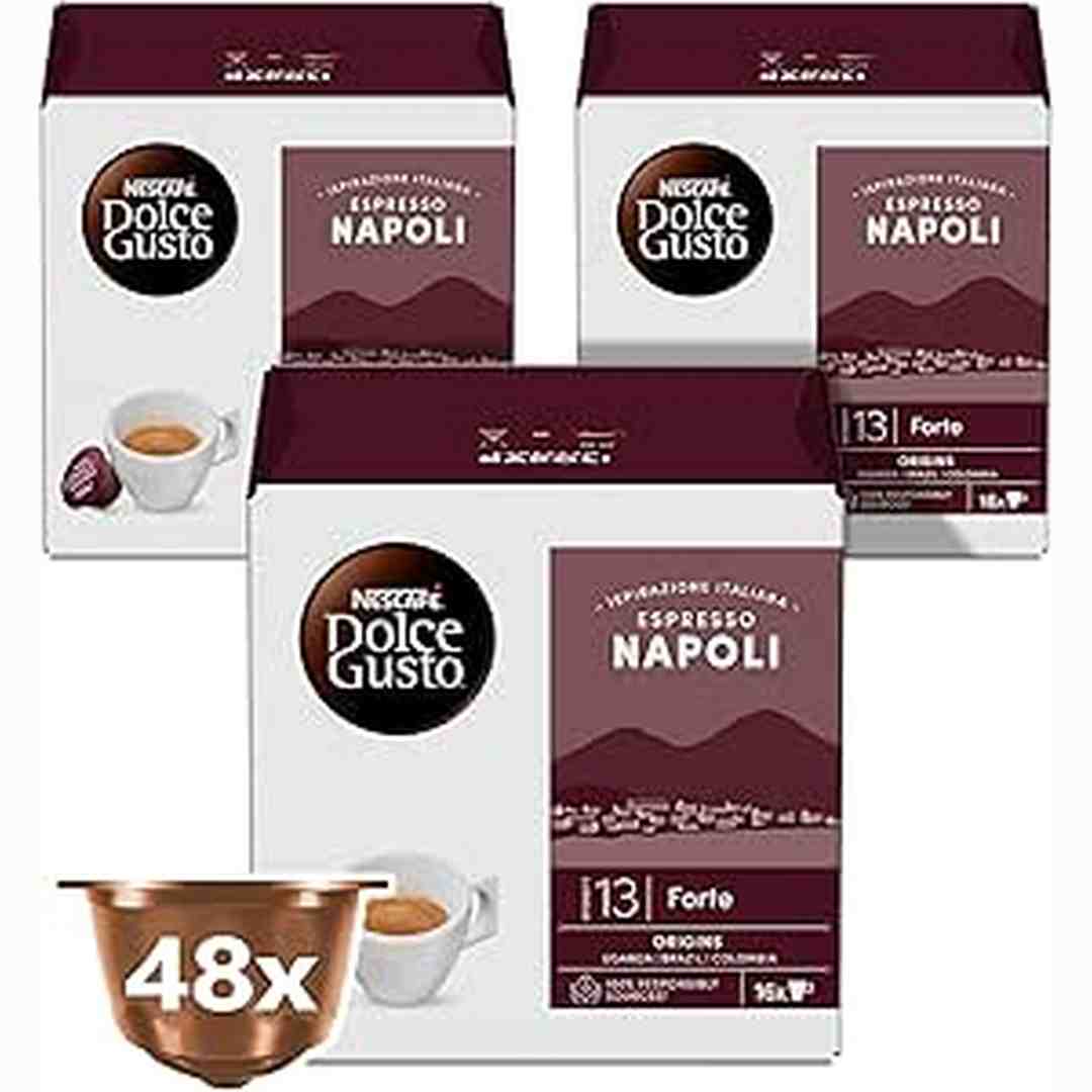 Nescafe Dolce Gusto Espresso Napoli (48 Capsules, 48 Cups)