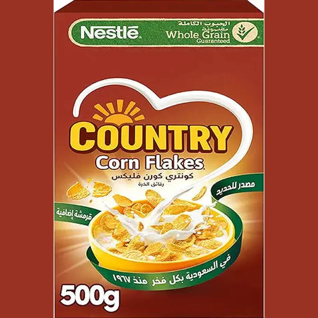 Nestlé Whole Grain Corn Flakes Cereal, 500g - Pack of 1