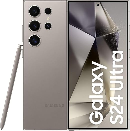 SAMSUNG Galaxy S24 Ultra, 512GB, Gary, 12GB RAM, Android Smartphone, 200MP Camera, No Manufacturer Warranty (International Version)