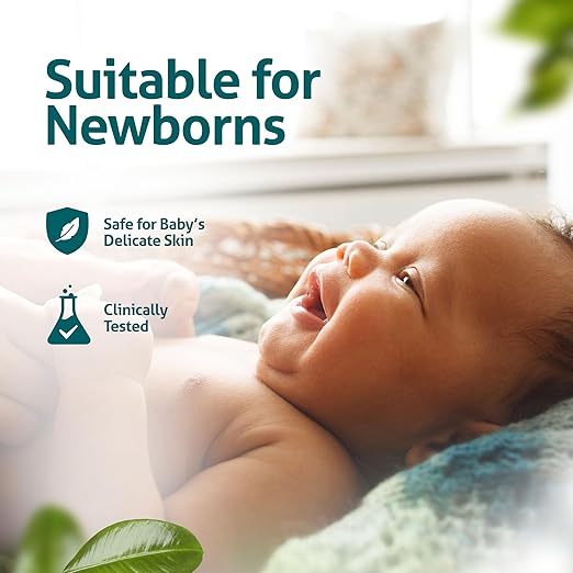 Himalaya No Tears Gentle Baby Bath, 200ml – Gently Cleanses & Soothes with Chickpea & Green Gram | Skin-Friendly pH, Mild Fragrance | Free from Alcohol, Parabens & Sulphates