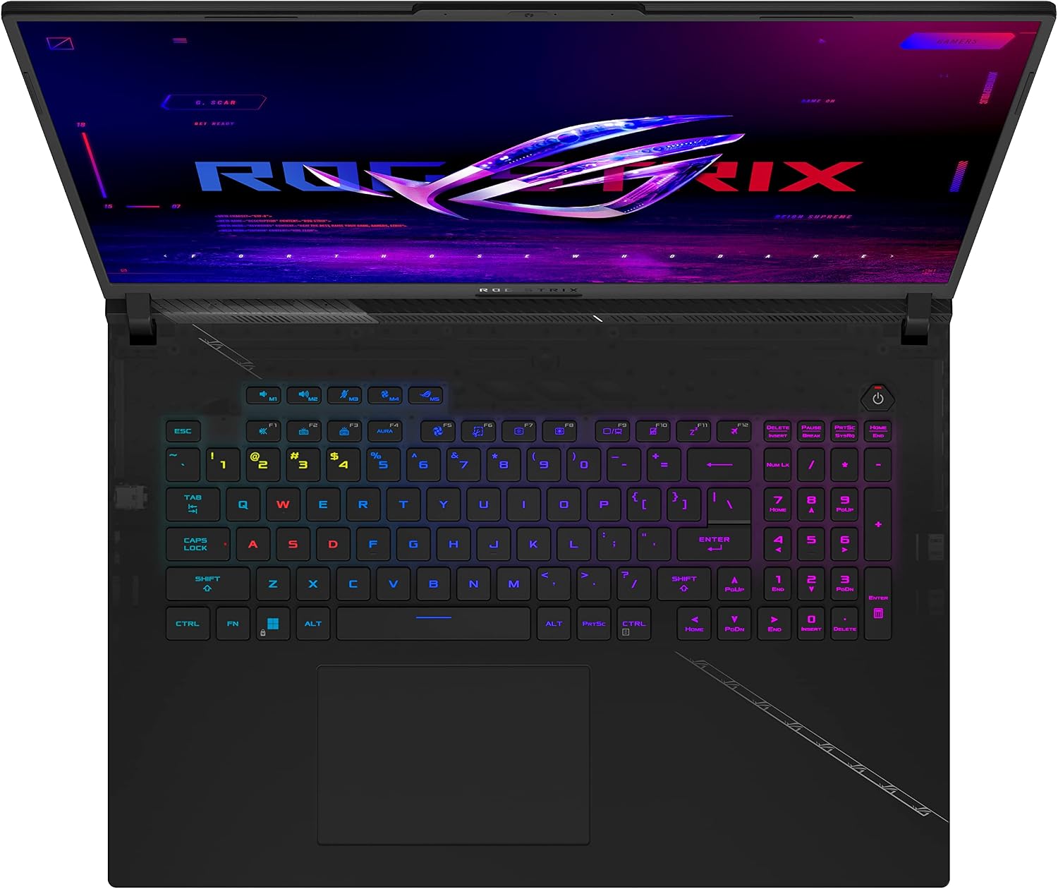 ASUS ROG Strix Scar 18 (2023) Gaming Laptop, 18” Nebula Display 16:10 QHD 240Hz/3ms, GeForce RTX 4090, Intel Core i9-13980HX, 32GB DDR5, 2TB PCIe SSD, Wi-Fi 6E, Windows 11 Pro, G834JY-XS97,Black