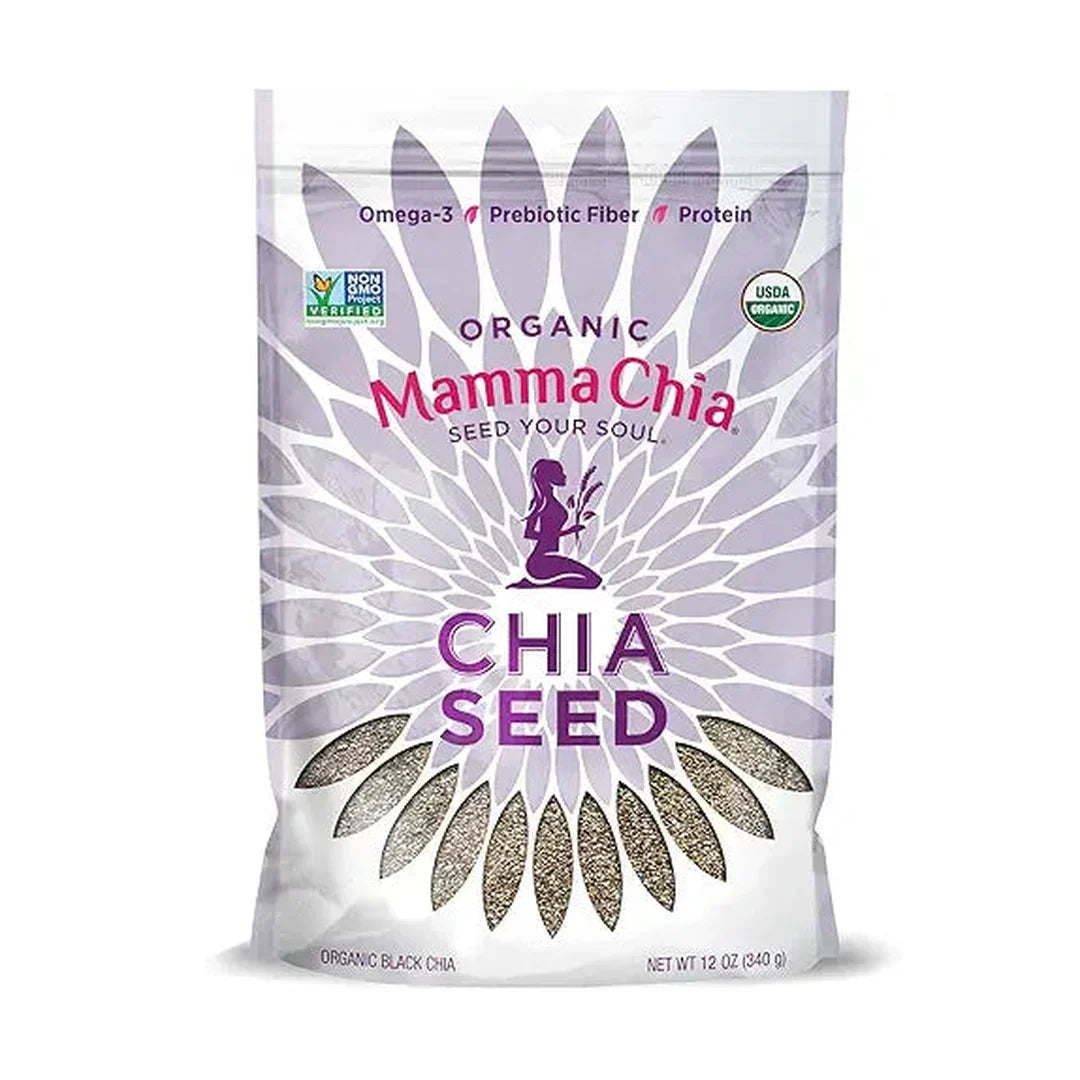 Mamma Chia Organic Black Chia Seed, 12oz, 340g