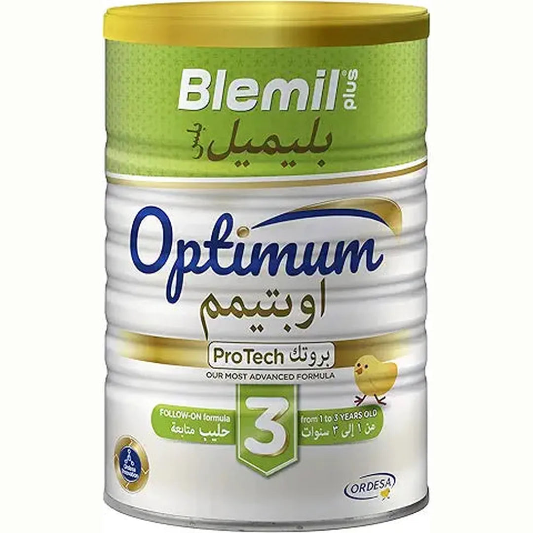 Blemil Plus 3 Optimum Protech Follow-On Formula Cow's Milk Powder for Toddlers from 1 to 3 Years, 1.2 kg