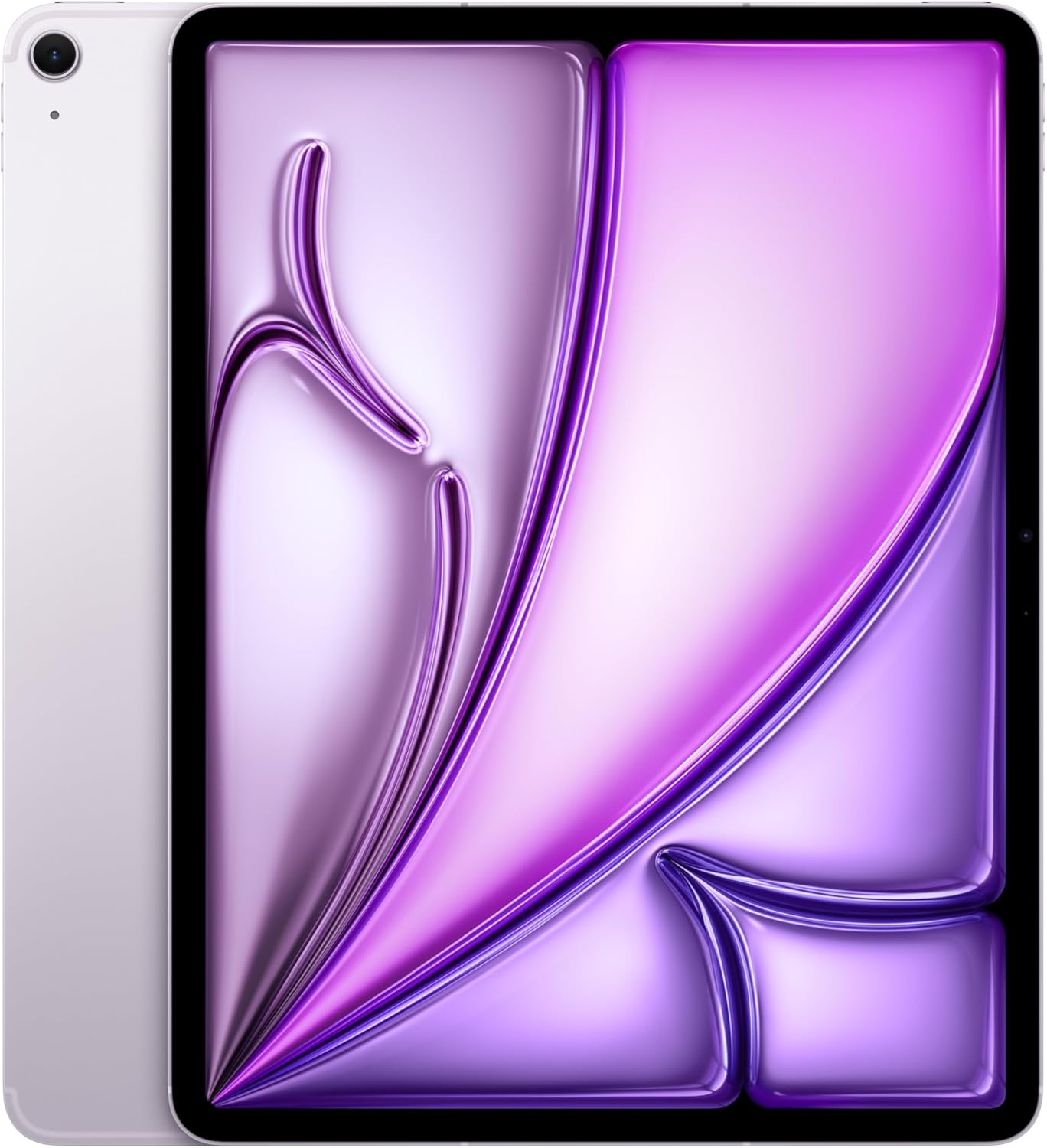 Apple iPad Air 13-inch with M3 chip Built for Apple Intelligence, Liquid Retina Display, 128GB, 12MP Front/Back Camera, Wi-Fi 6E, Touch ID, All-Day Battery Life — Purple