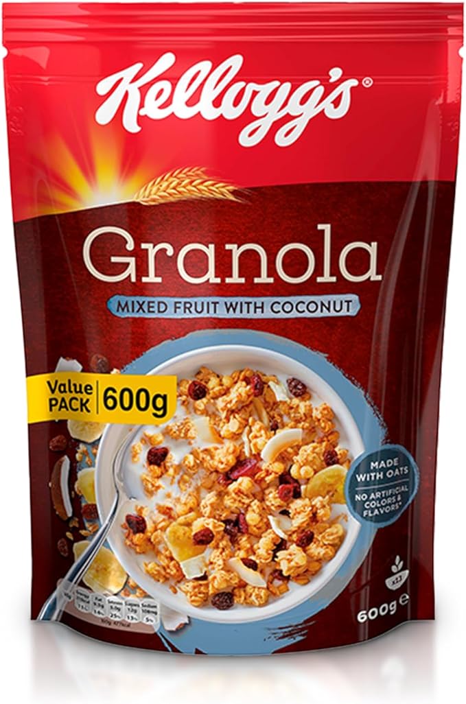 Kellogg's Crunchy Muesli with Fruits, 600 gm, Multi Color