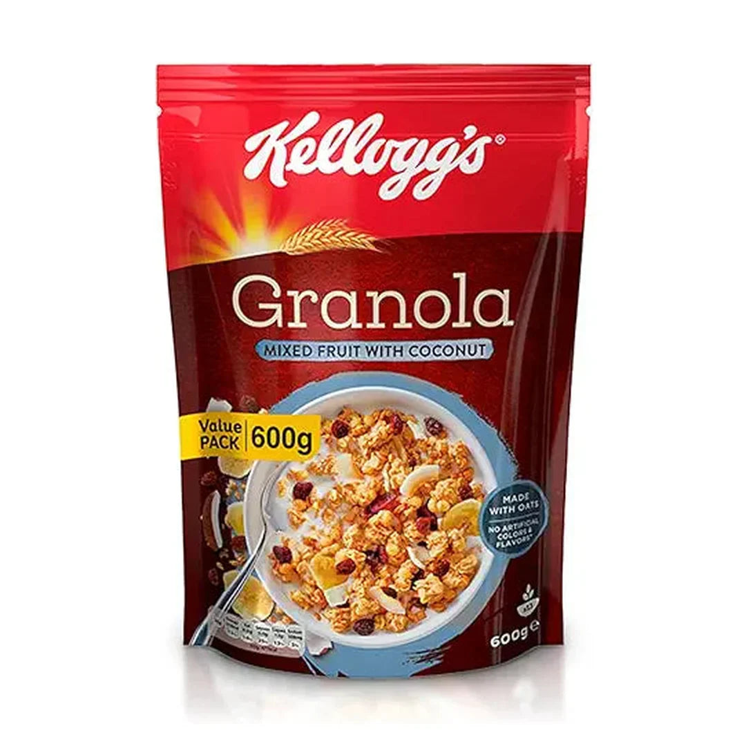 Kellogg's Crunchy Muesli with Fruits, 600 gm, Multi Color