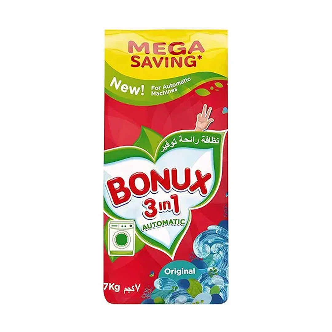 Bonux Automatic Laundry Powder Detergent, 7kg