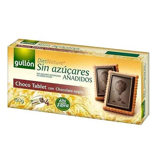 Gullon No Sugar Choco Tablet with Dark Chocolate 150g