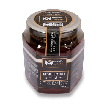 Musaffa Premium Unfiltered Honey, Authentic Pakistani Sidr (1000 g), Gift Packing