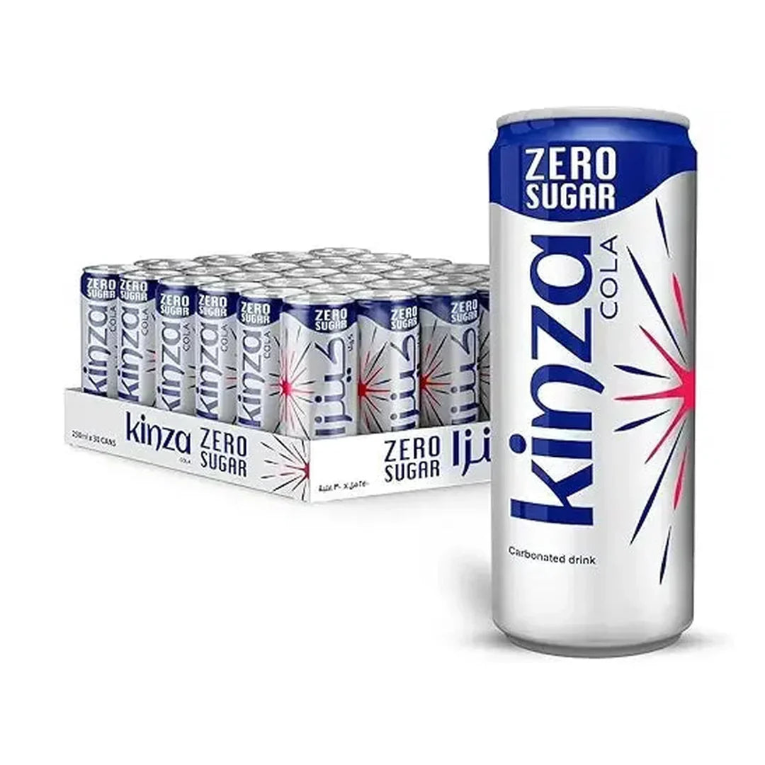 Kinza Cola Diet CSD 30 x 250 ml (Sugar)