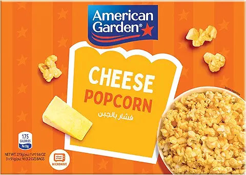 American Garden Microwave Cheese Popcorn 90 g