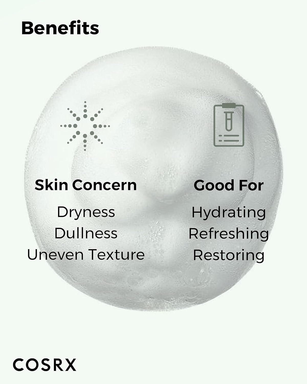 COSRX Low pH Good Morning Gel Cleanser 1.7 fl.oz / 50ml | TSA Approved Travel Size Mild Face Cleanser | Korean Skin Care for Acne Prone Skin, PH Balancing, Anti Acne, Breakouts Treatment
