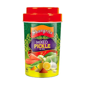 Shangrila Mixed Pickle Plastic Jar, 1kg
