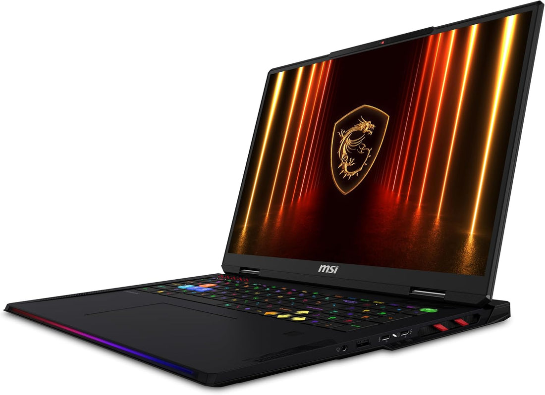 MSI Raider 18 HX AI A2XWJG-445CA 18" QHD+ 240Hz Gaming Laptop, Intel Core U9-285HX, RTX 5090, 64GB (32GB*2) DDR5 6400MHz Memory, 2TB Gen 5x4 NVMe PCIe SSD, Windows 11 Home