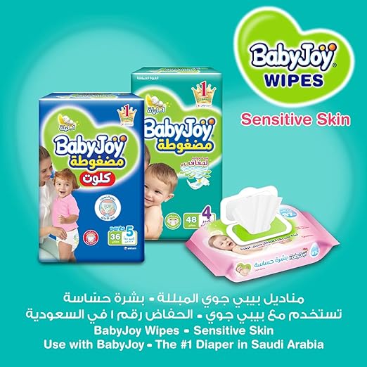 Babyjoy Sensitive Skin, 3X48, 144 Baby Wet Wipes