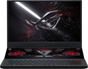 ASUS ROG Zephyrus Duo SE 15 Gaming Laptop, 15.6” 4K 120Hz IPS Type Display, NVIDIA GeForce RTX 3080, AMD Ryzen 9 5900HX, 32GB DDR4, 2TB RAID 0 SSD, Per-Key RGB Keyboard, Windows 10 Pro, GX551QS-XS99