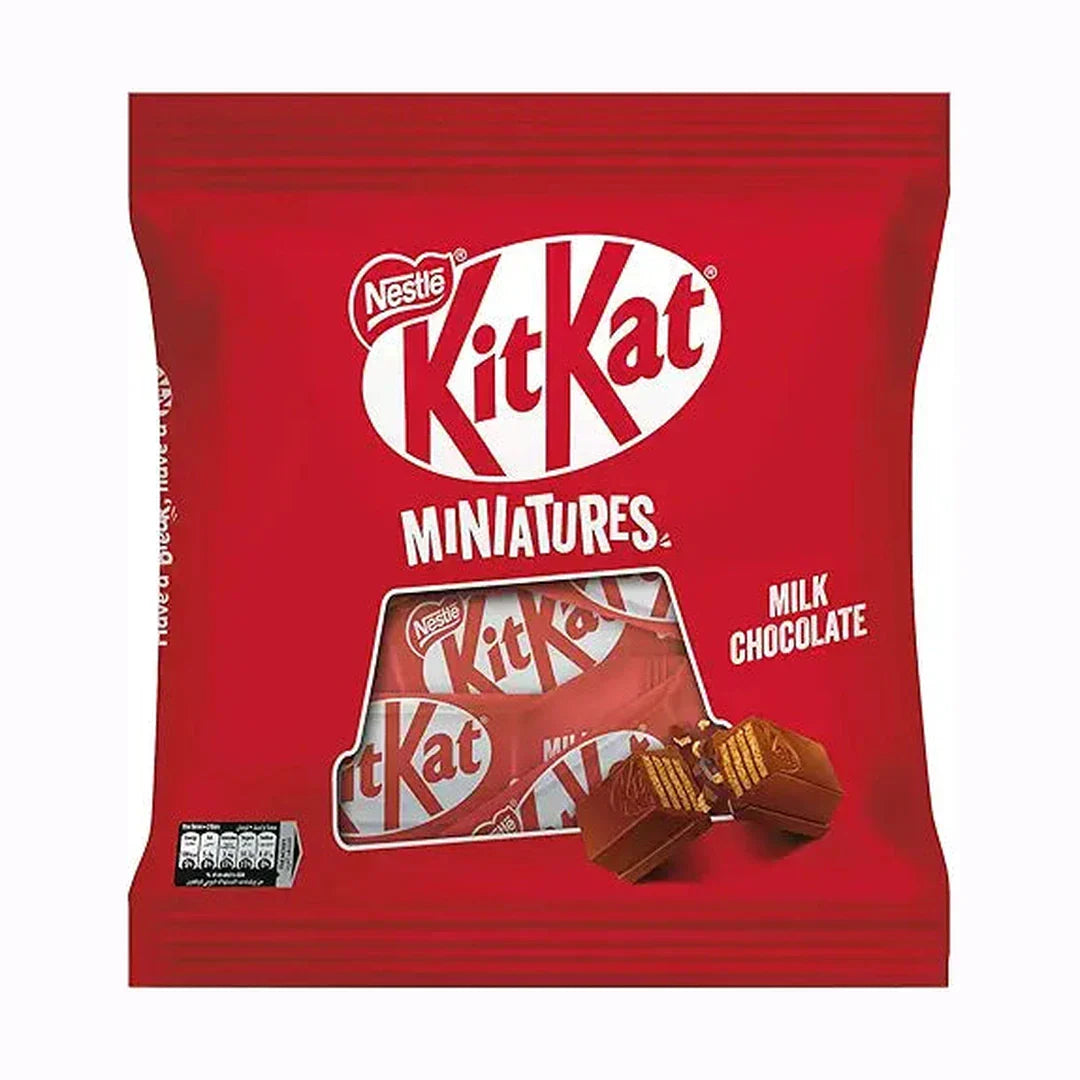 KitKat Nestle Miniatures Crispy Wafer Finger Covered With Milk Chocolate 110g
