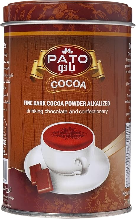 Riyadh Food Pato Cocoa Powder, 125G - Pack of 1