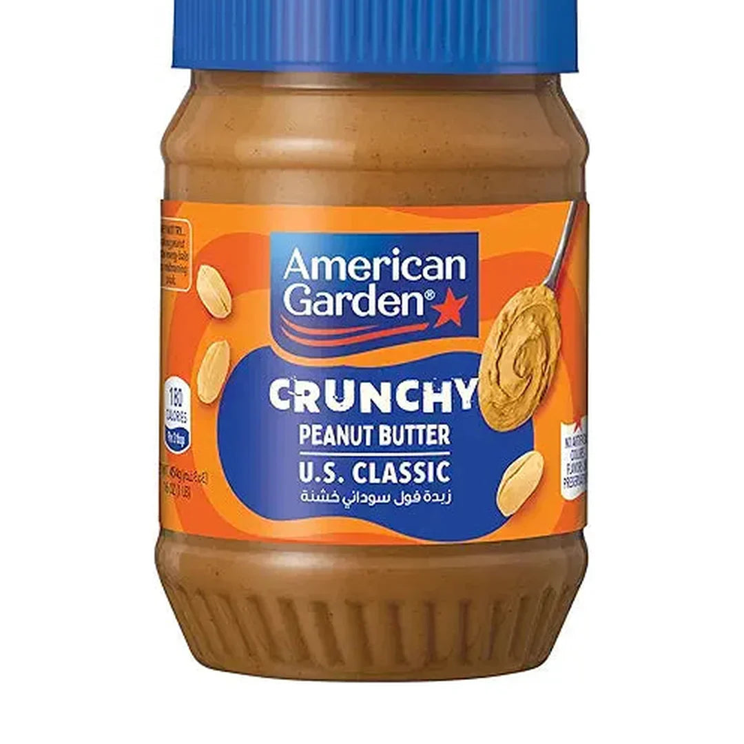 American Garden Chunky Peanut Butter, Vegan, Gluten Free, 454g